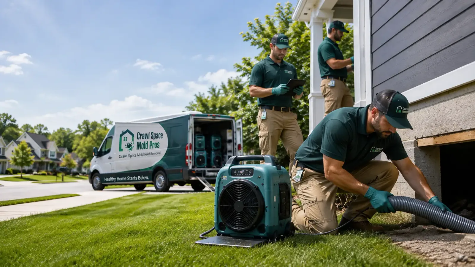 Crawl Space Mold Removal in Brokaw, WI